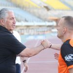 Συνεχάρη τους παίκτες μετά τη νίκη με τον Νέστο ο Μιχάλης Μπούσης